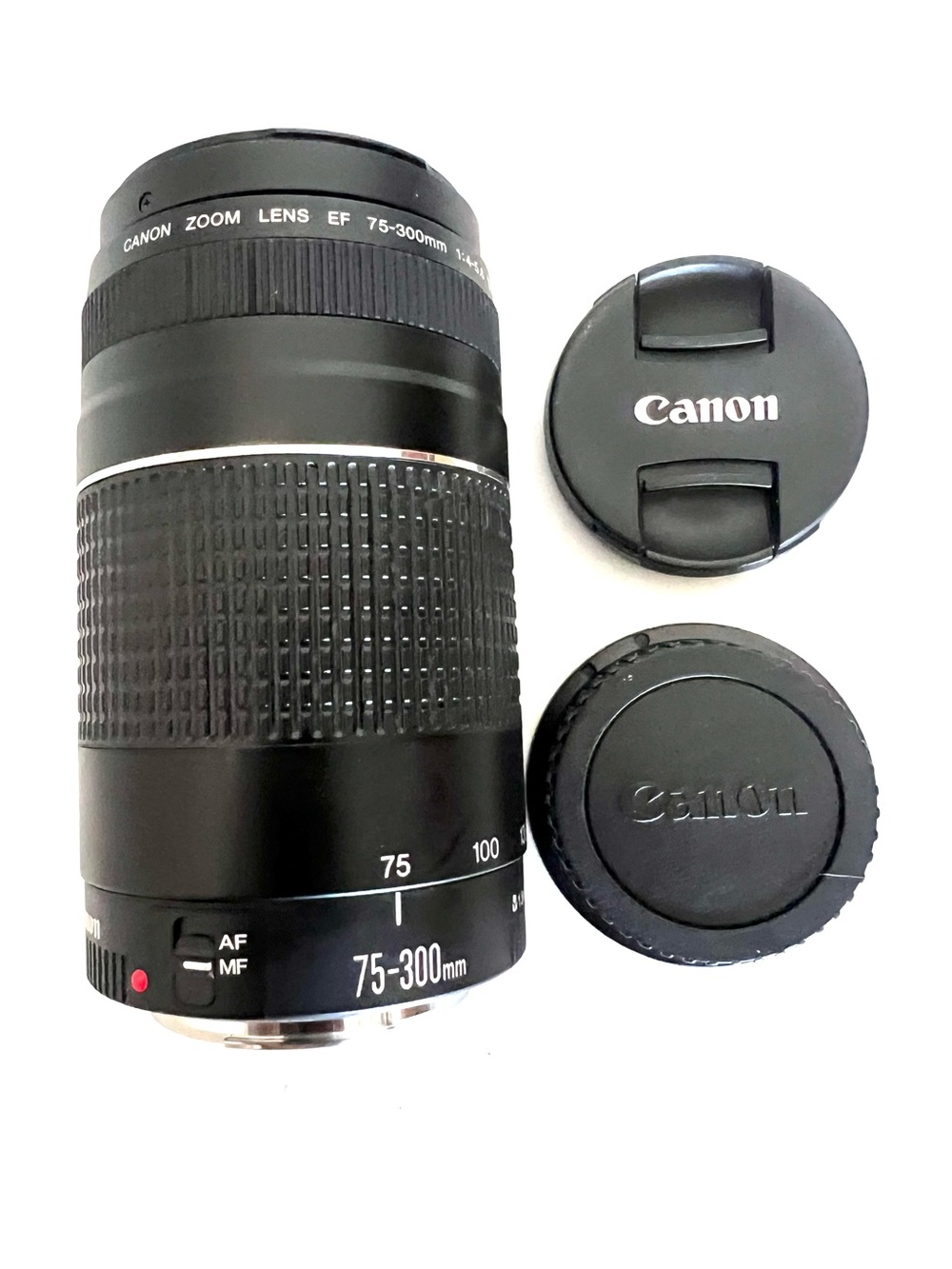 Canon 75-300mm Telephoto Zoom Lens - Black in Conditions New No Box